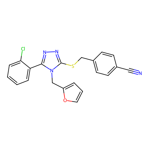 C21H15ClN4OS structure
