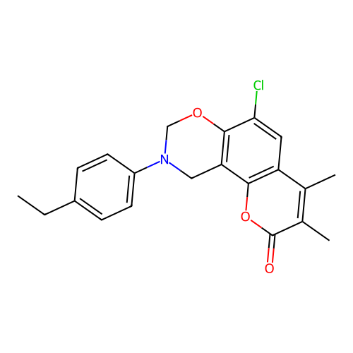 C21H20ClNO3 structure