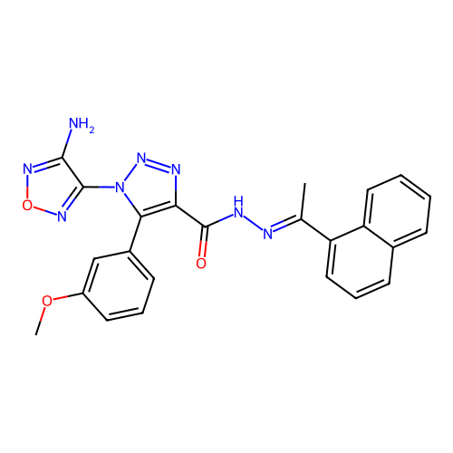C24H20N8O3 structure