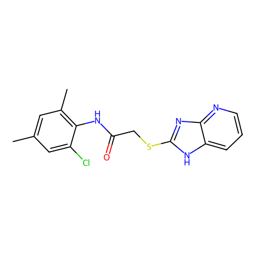 C16H15ClN4OS structure