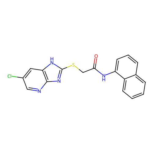 C18H13ClN4OS structure