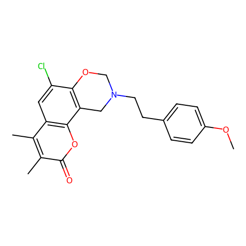 C22H22ClNO4 structure