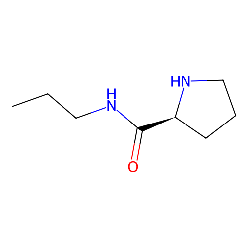 (S)-N-Propylpyrrolidine-2-carboxamide structure