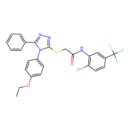 C25H20ClF3N4O2S structure