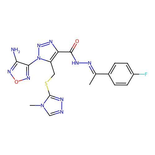 C17H16FN11O2S structure