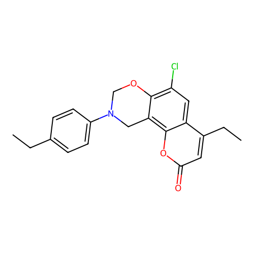 C21H20ClNO3 structure
