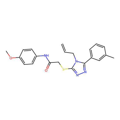 C21H22N4O2S structure