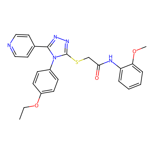 C24H23N5O3S structure