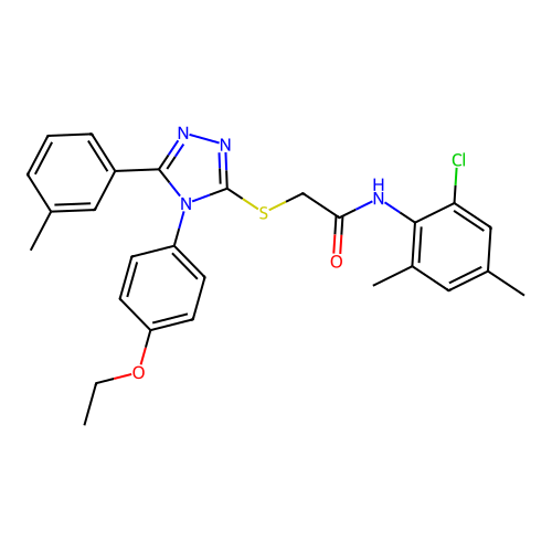 C27H27ClN4O2S structure