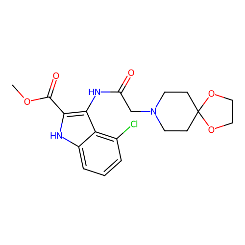 C19H22ClN3O5 structure