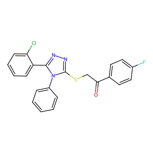 C22H15ClFN3OS structure