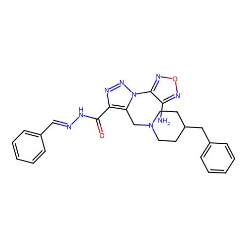C25H27N9O2 structure