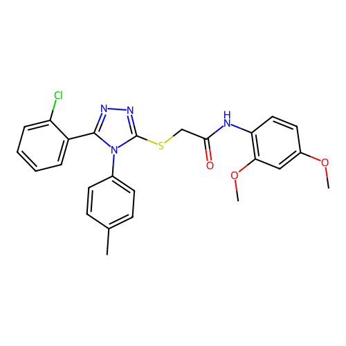 C25H23ClN4O3S structure