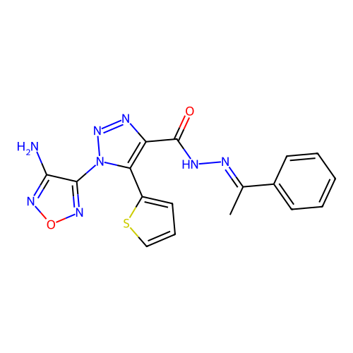 C17H14N8O2S structure
