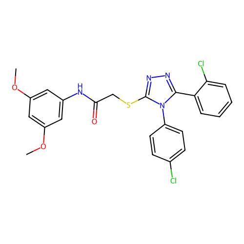 C24H20Cl2N4O3S structure