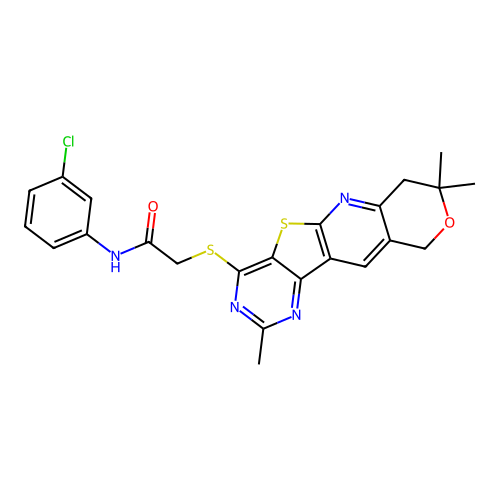 C23H21ClN4O2S2 structure