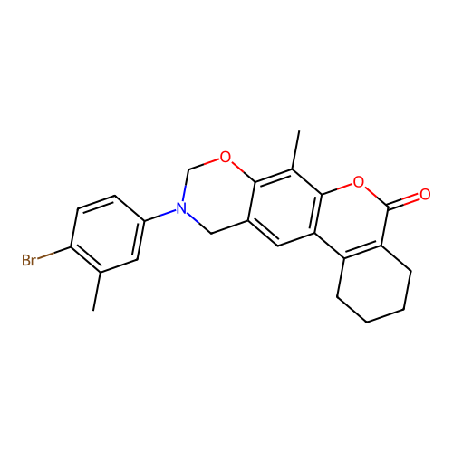 C23H22BrNO3 structure