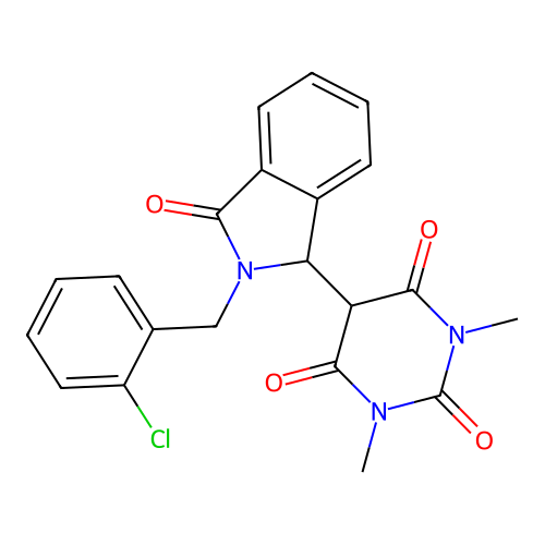 C21H18ClN3O4 structure
