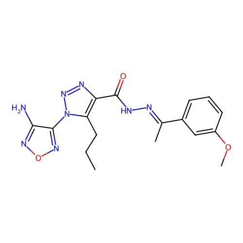 C17H20N8O3 structure
