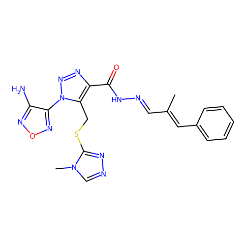 C19H19N11O2S structure