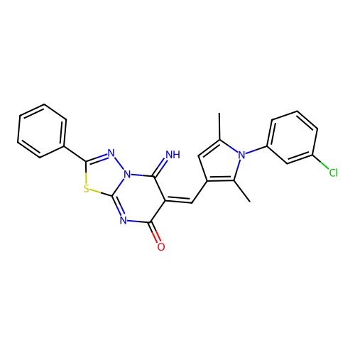 C24H18ClN5OS structure