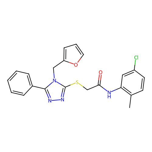 C22H19ClN4O2S structure