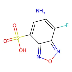 7-氟苯并-2-氧杂-1,3-二唑-4-磺酸盐 structure