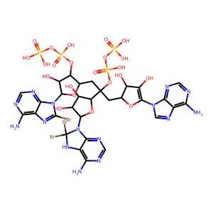 2',5'-寡腺苷酸-5'-二磷酸 structure