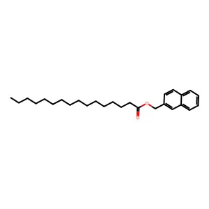 Naphthalen-2-ylmethyl Hexadecanoate structure