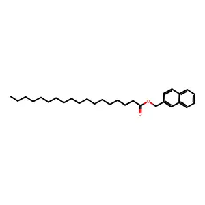 Naphthalen-2-ylmethyl Octadecanoate structure