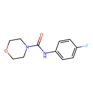 N-(4-氟苯基)-4-吗啉甲酰胺 structure