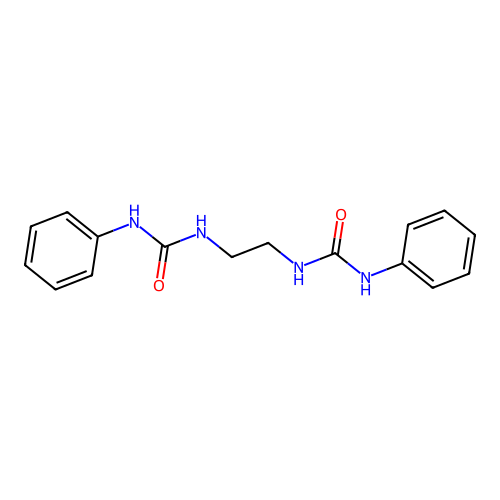 1,2-Bis(phenylureido)ethane structure