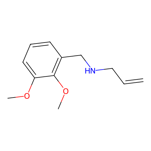 N-(2,3-dimethoxybenzyl)prop-2-en-1-amine structure