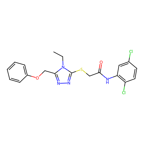 C19H18Cl2N4O2S structure