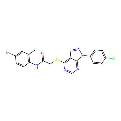 C20H15BrClN5OS structure