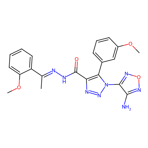 C21H20N8O4 structure
