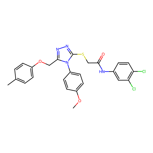 C25H22Cl2N4O3S structure