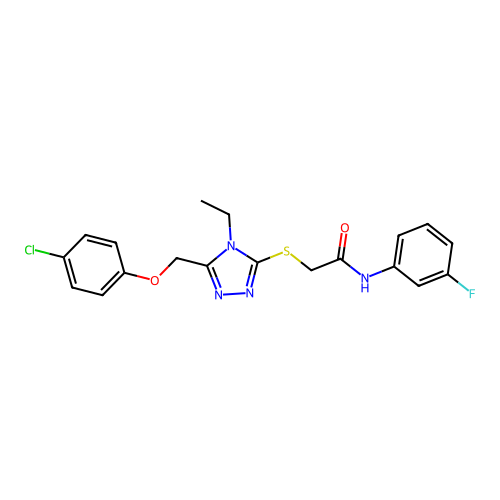 C19H18ClFN4O2S structure