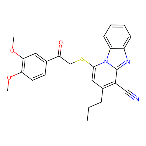 C25H23N3O3S structure
