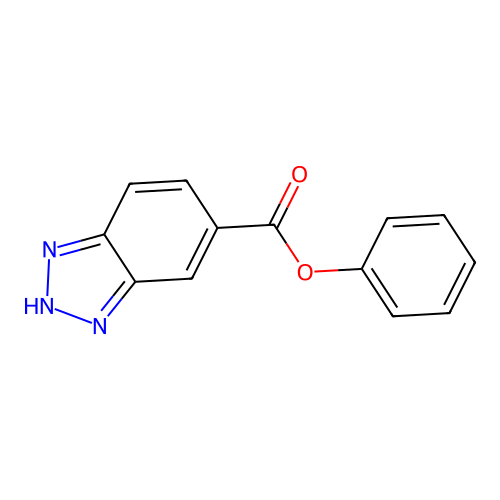 phenyl 2H-benzotriazole-5-carboxylate structure