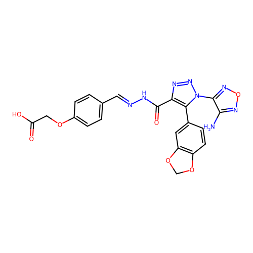 C21H16N8O7 structure
