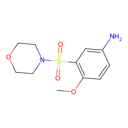 4-Methoxy-3-(morpholine-4-sulfonyl)-phenylamine structure