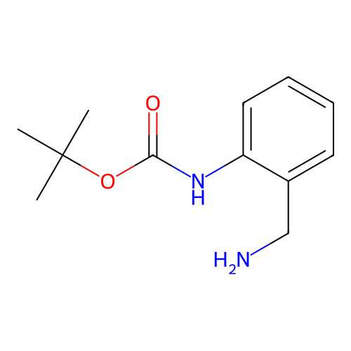 tert-Butyl [2-(aminomethyl)phenyl]carbamate structure