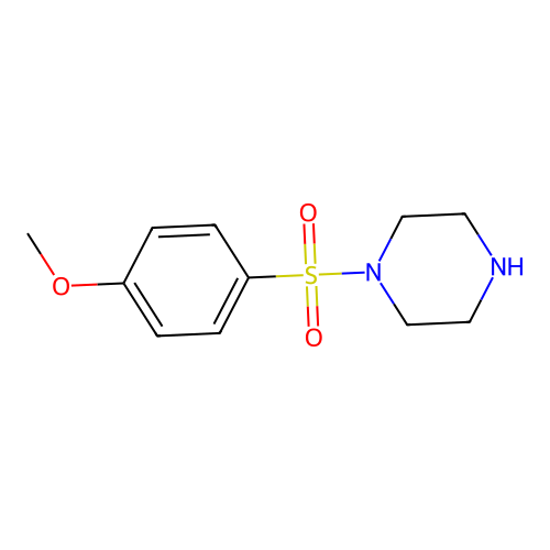 1-((4-Methoxyphenyl)sulfonyl)piperazine structure