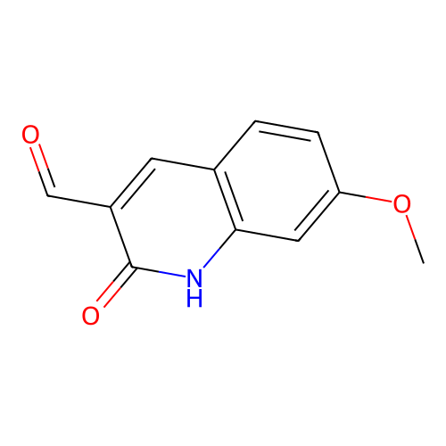 2-羟基-7-甲氧基喹啉-3-甲醛 structure