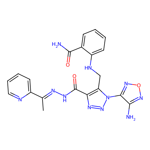 C20H19N11O3 structure