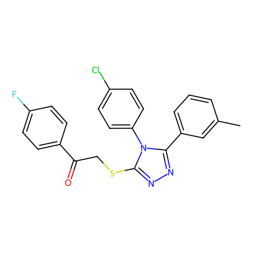 C23H17ClFN3OS structure