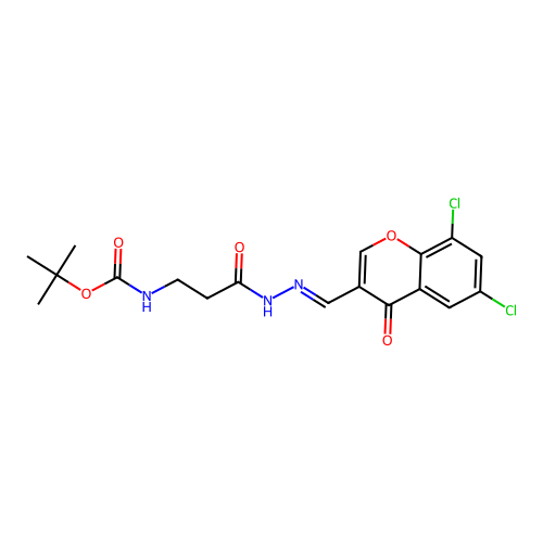 C18H19Cl2N3O5 structure