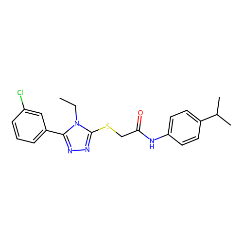 C21H23ClN4OS structure