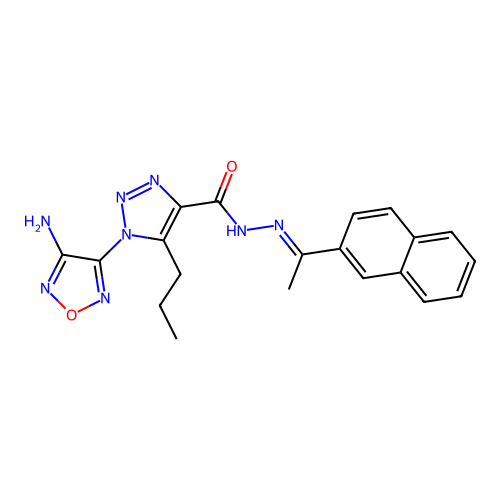 C20H20N8O2 structure